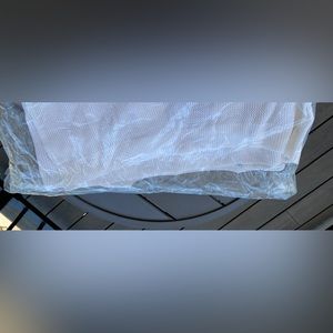 Paper white open stitch sweater